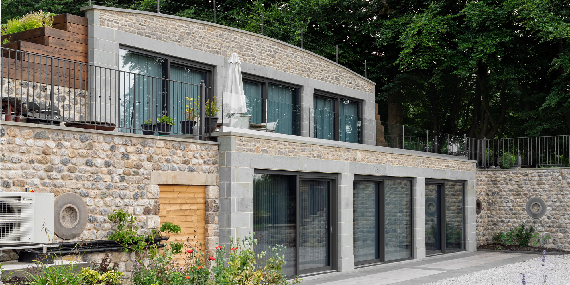 Angled View of Front of Bowerley Gardens Project